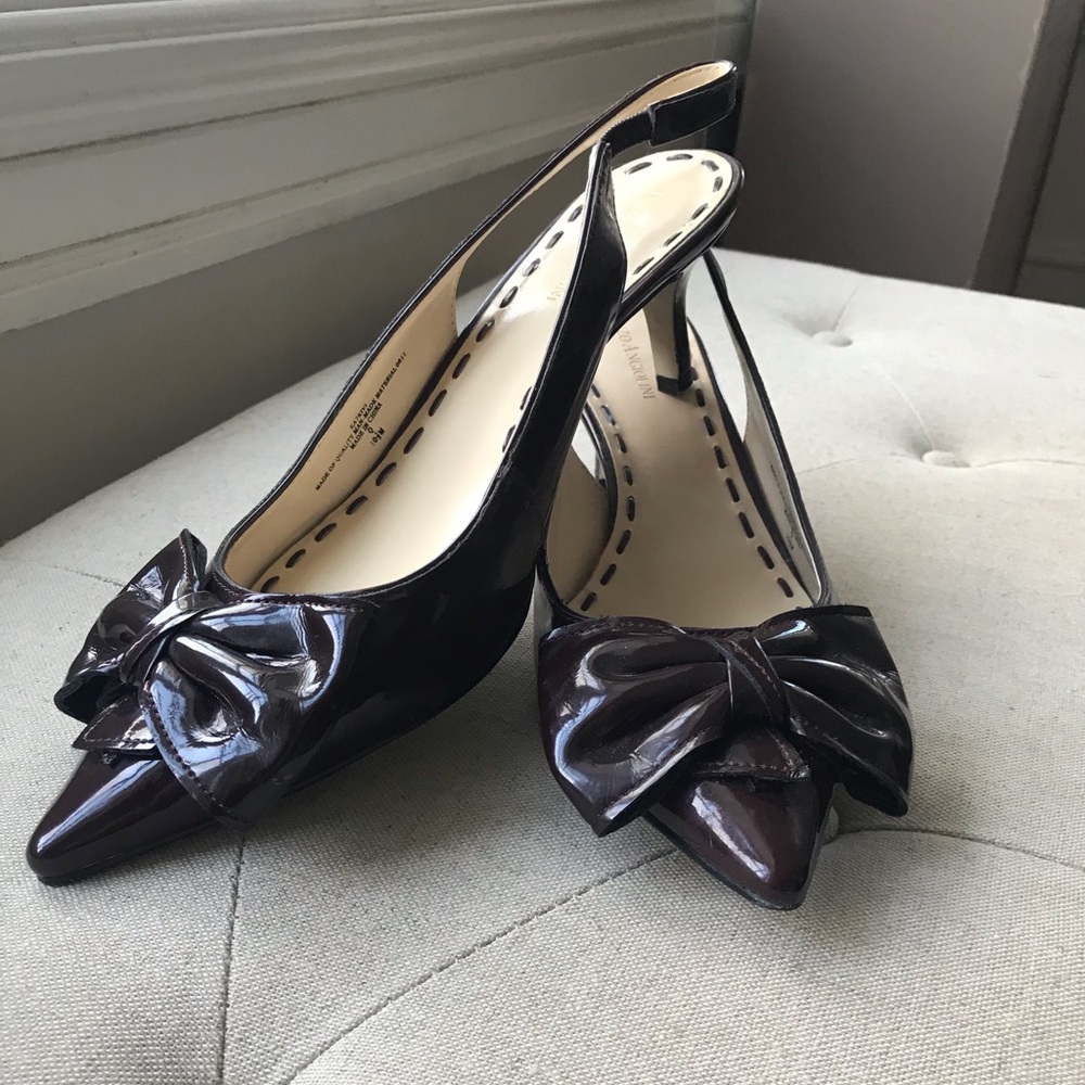 Enzo Angiolini Ruby Red slingbacks